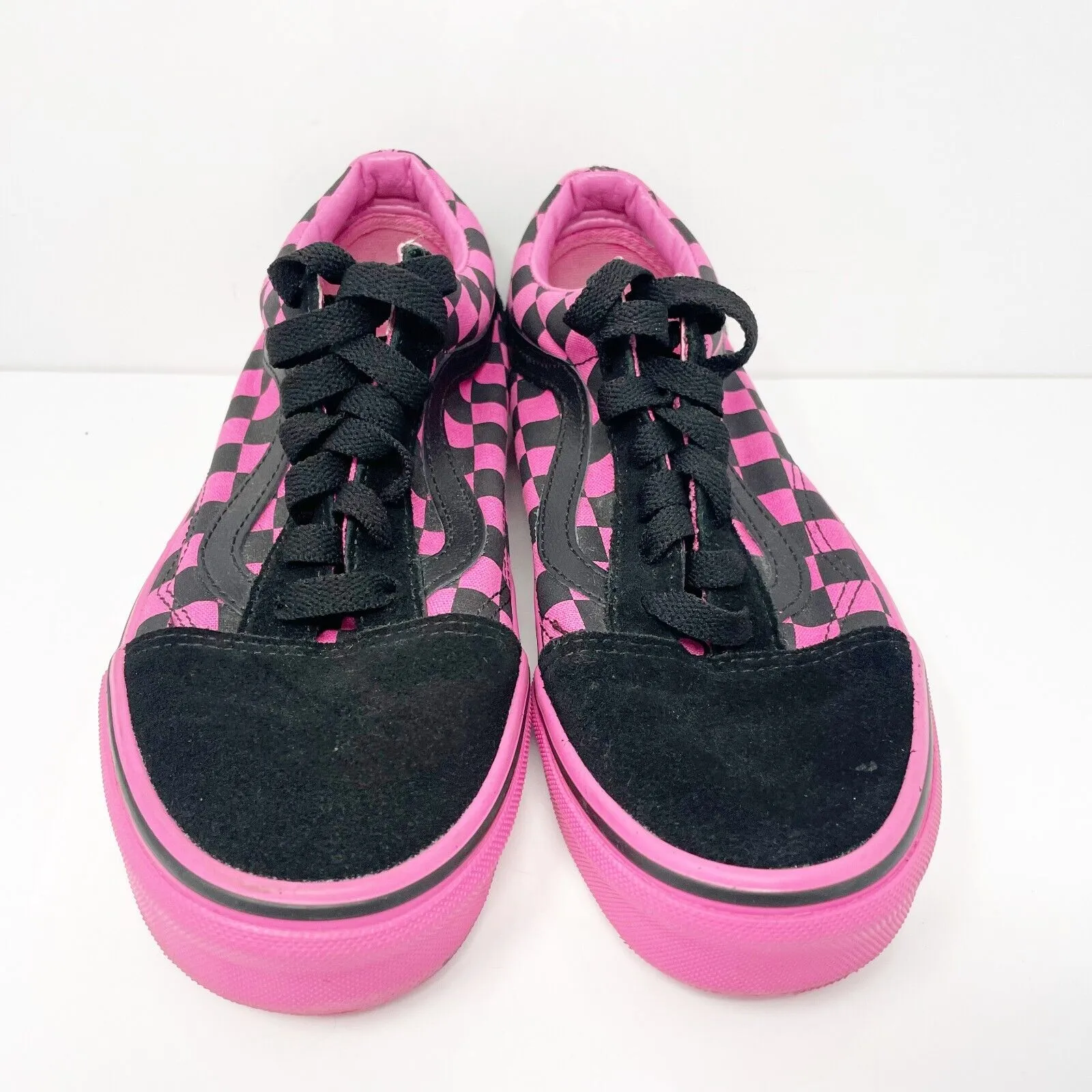 Vans Unisex Off The Wall 721356 Pink Casual Shoes Sneakers Size M 5.5 W 7