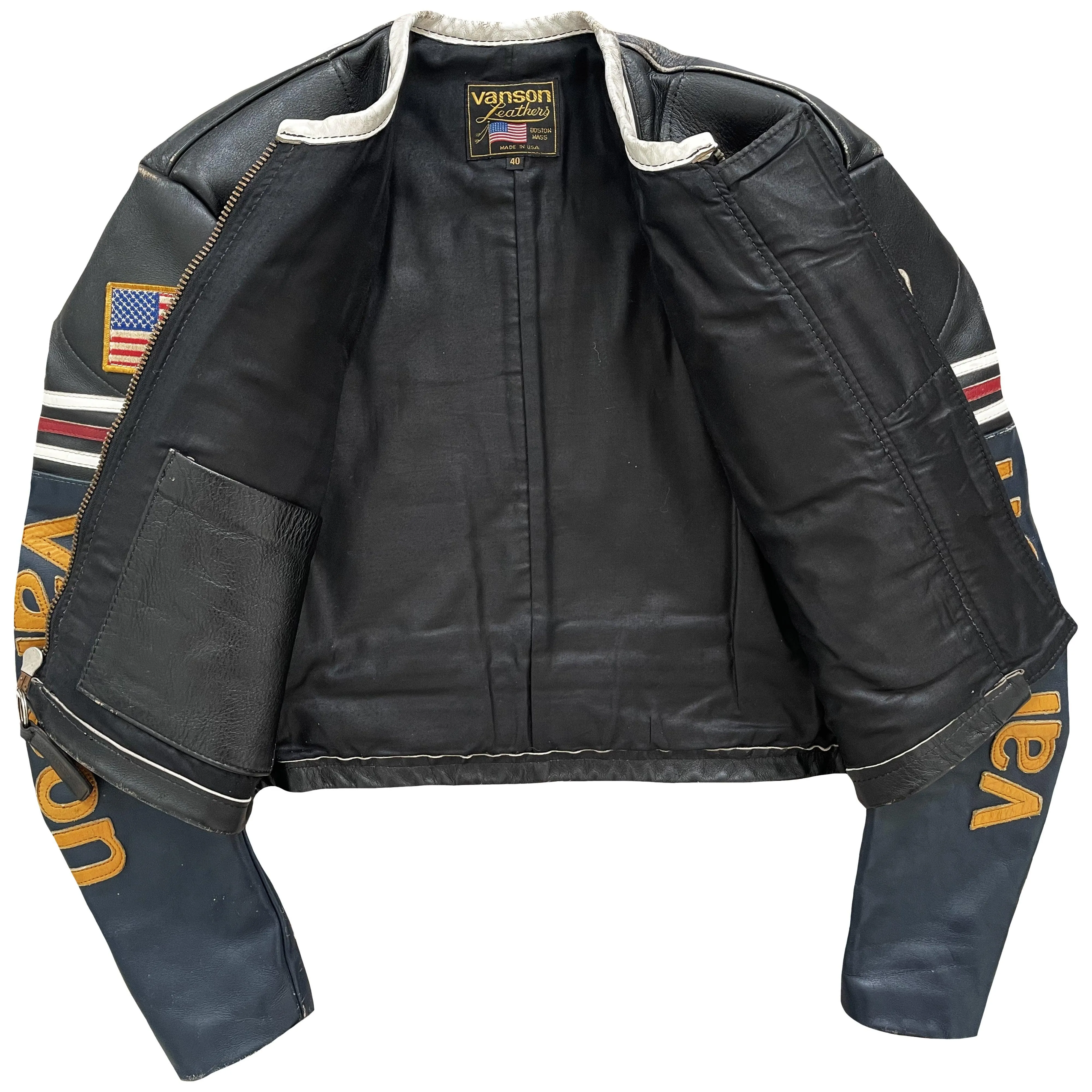 Vanson Leathers Motorcycle Racer Jacket