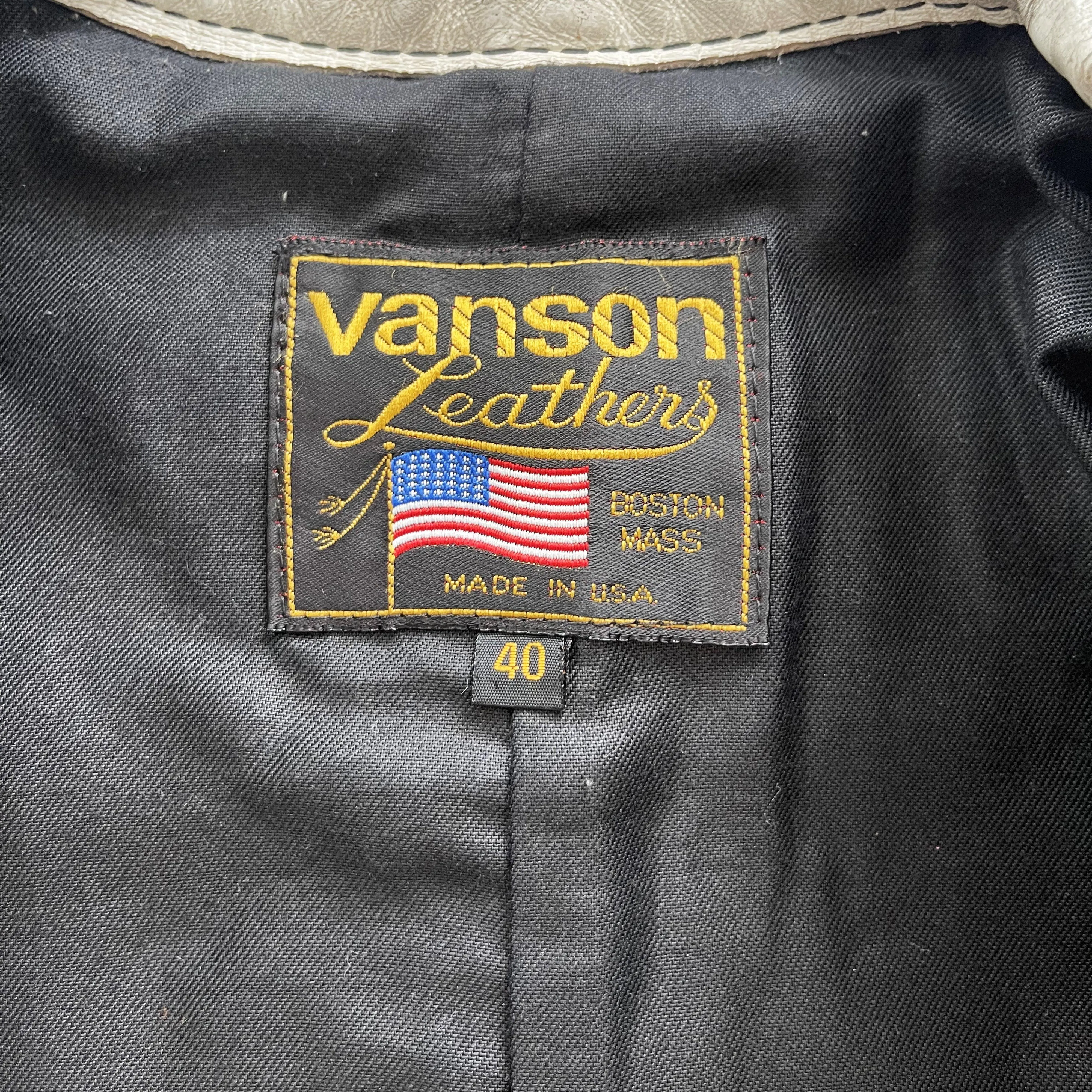 Vanson Leathers Motorcycle Racer Jacket