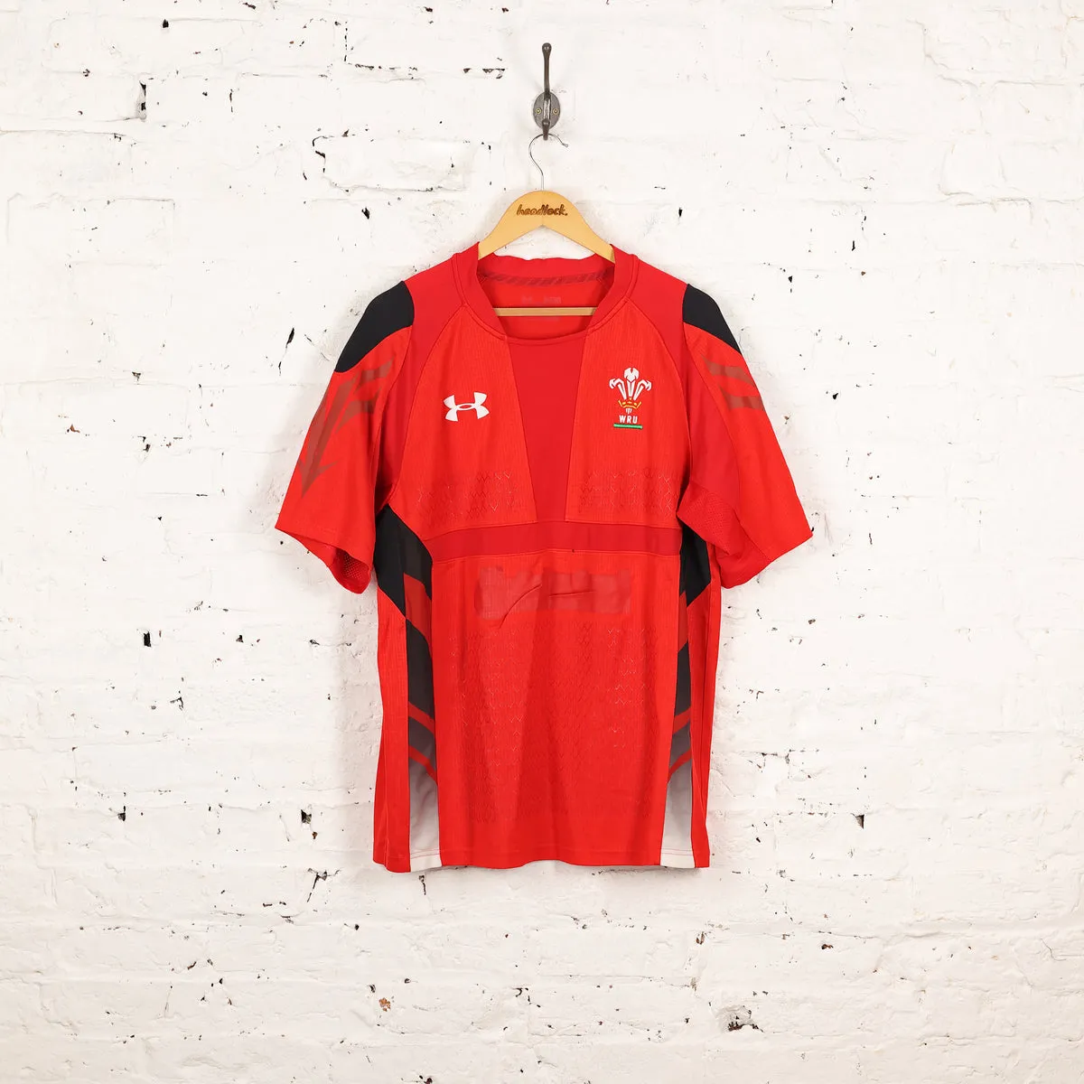 Wales 2013 Under Armour Rugby Shirt - Red - XXL