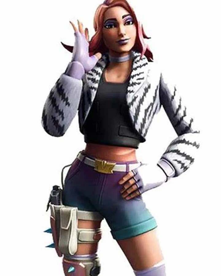 Wilde Fortnite Black and White Jacket - William Jacket