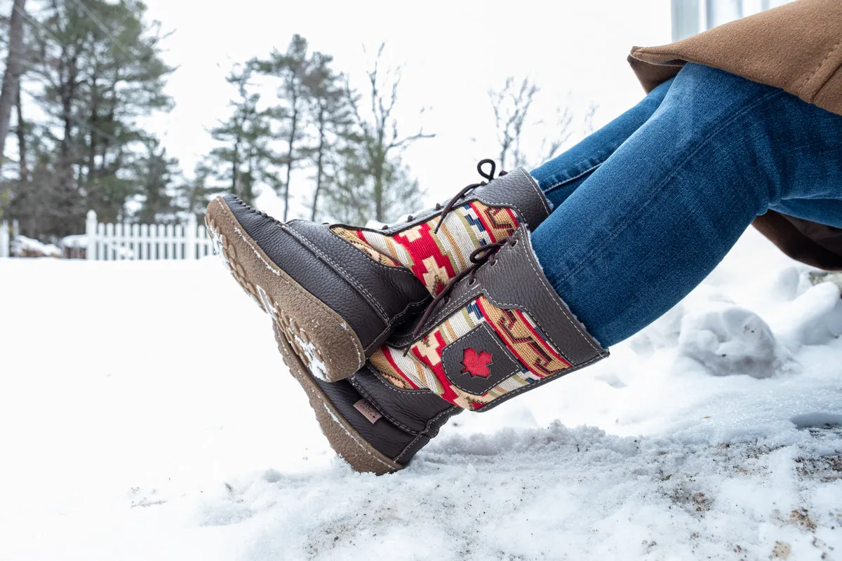 Women's 12 Fleece Snowshoe Mukluks Boots (Final Clearance - Size 5 ONLY)