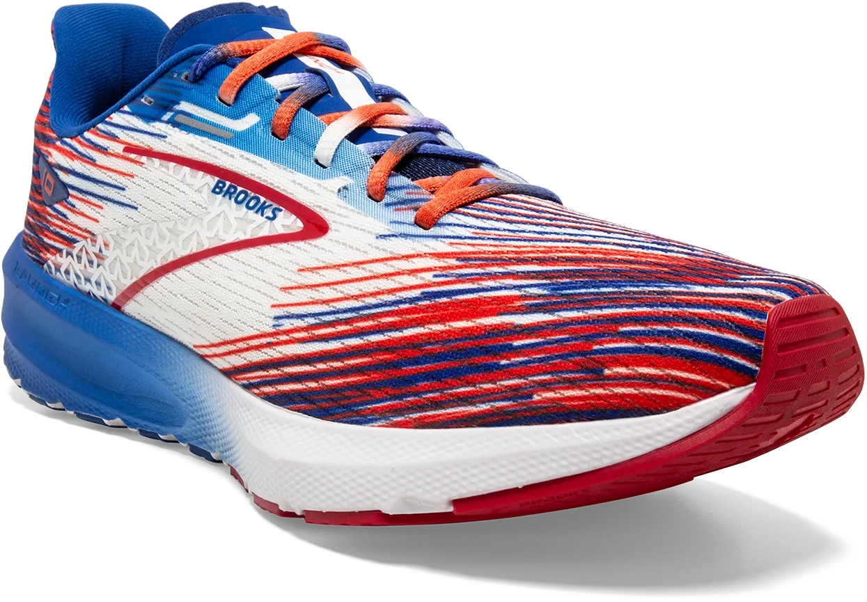 Women’s Launch 10 Run USA (154 - White/Tango/Surf)