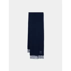 Wool scarf with fringes