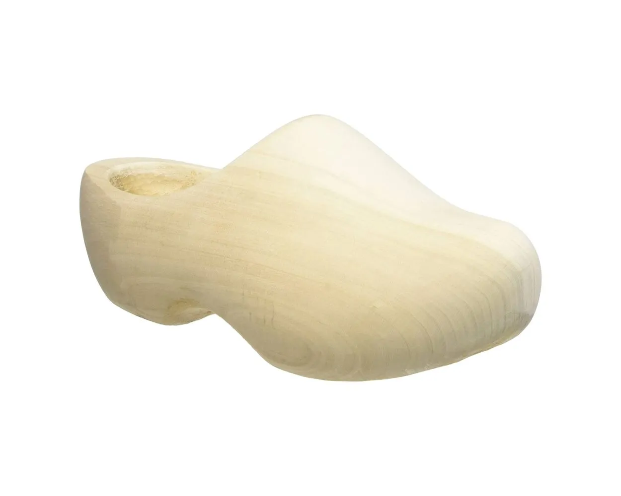 World of Clogs Round-Toe Plain All-Wooden Clogs