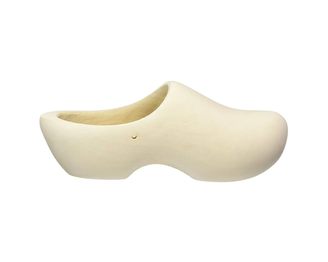 World of Clogs Round-Toe Plain All-Wooden Clogs