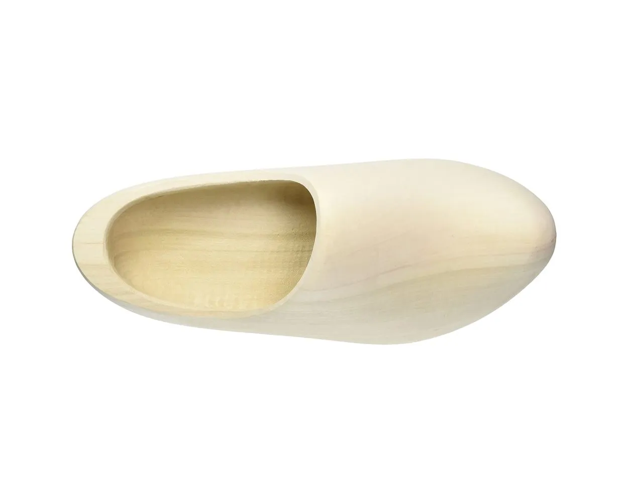 World of Clogs Round-Toe Plain All-Wooden Clogs