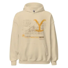 Yellowstone Historic Blueprint Hoodie